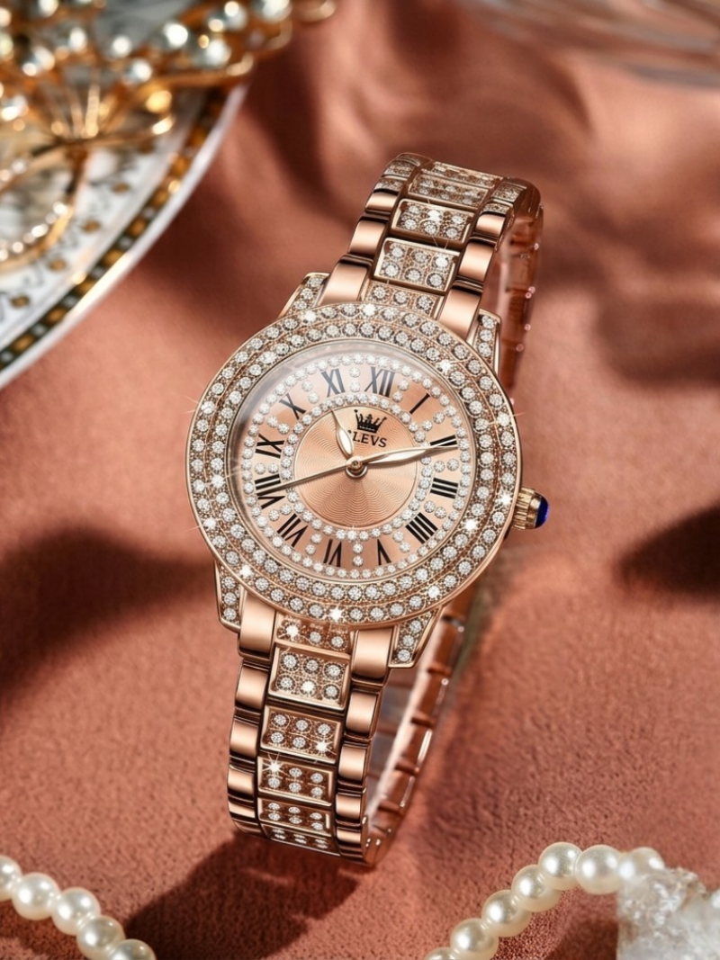 OLEVS Imperial Rose Diamond Watch